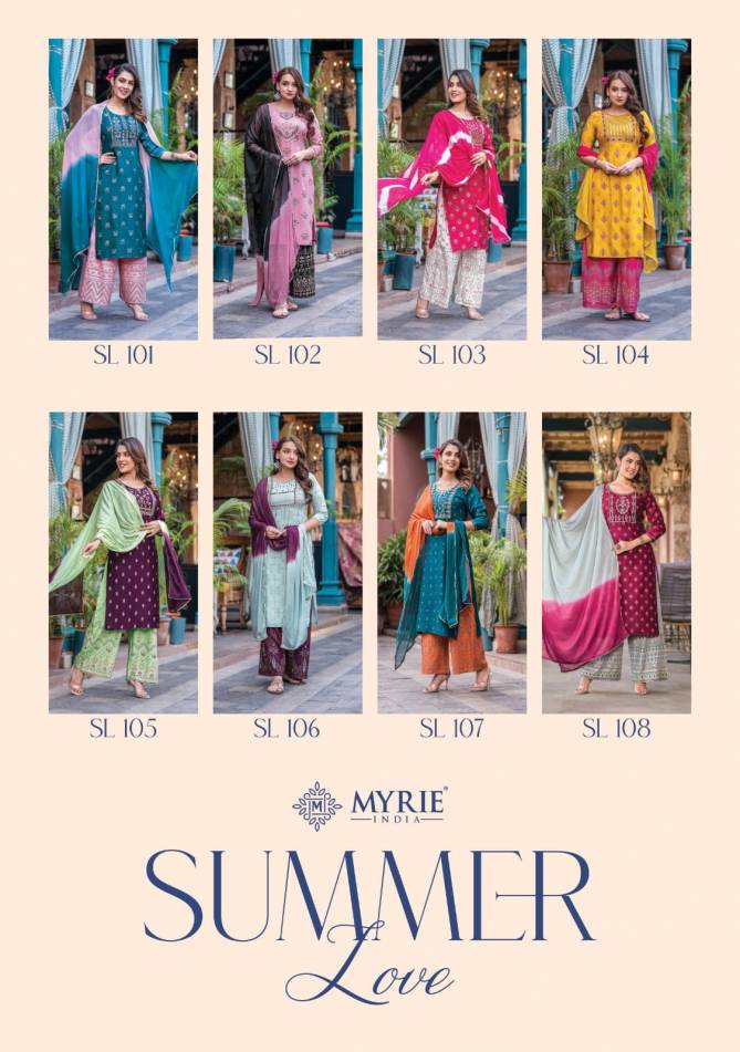 Myrie Summer Love Vol 2 By Kiana Readymade Suits Catalog
